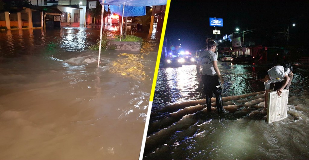 Inundaciones en Jojutla, Morelos, por el desborde de canales de riego