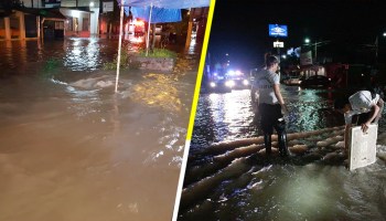 Inundaciones en Jojutla, Morelos, por el desborde de canales de riego