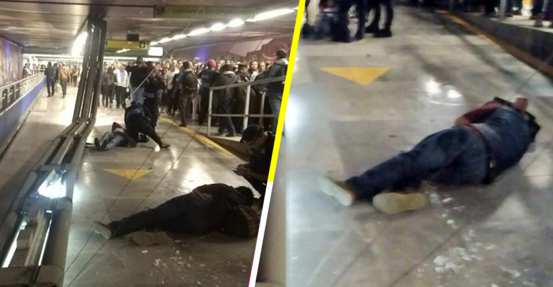 Lámparas en metro Garibaldi-Lagunilla se caen y lesionan a dos personas