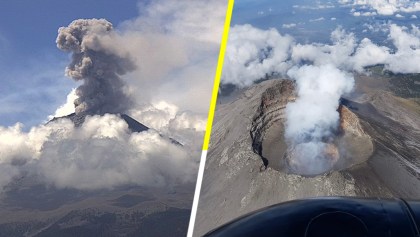 ¡Aguas con don Goyo! Van 7 explosiones y 82 exhalaciones en 24 horas en el Popocatépetl