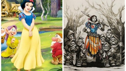 Princesas Disney convertidas en guerreras letales