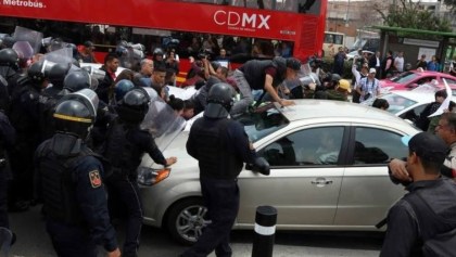 Protesta de comerciantes de Tepito