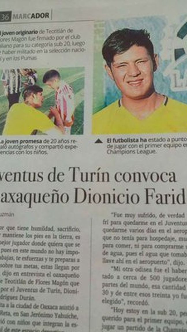 Dionicio Farid Rodríguez: El mexicano que fingió jugar en la Juventus y engañó a todos