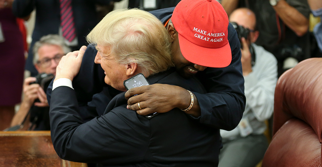 Kanye West dice que la gorra de Trump lo hizo sentir como Superman