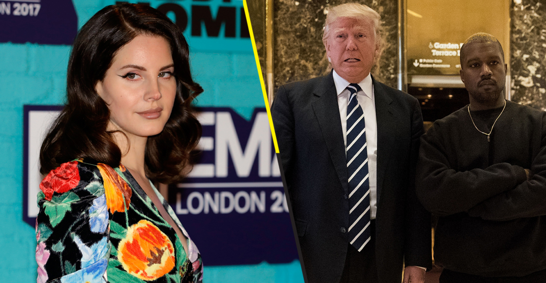Te explicamos qué está pasando entre Lana del Rey, Kanye West y Trump