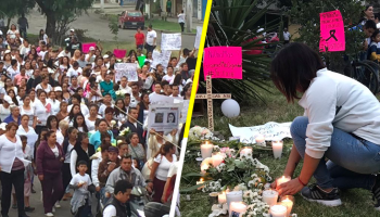 Al grito de '¡Ni una menos'!, protestan en Ecatepec por feminicidios y casos en Jardines de Morelos