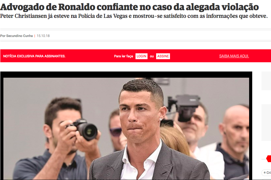 ¿Cuanto duraría el proceso legal contra Cristiano Ronaldo por la supuesta violación?