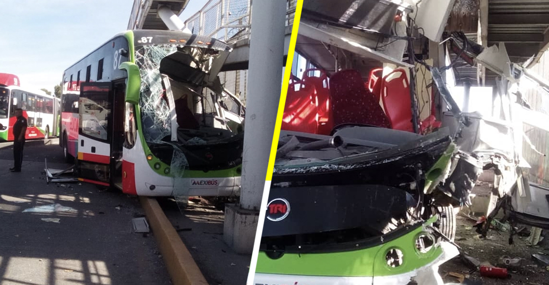Accidente de unidad del Mexibús deja al menos 11 heridos en Ecatepec