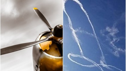 Piloto que dibujó un pene en el cielo