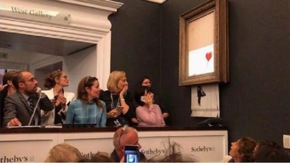 La pintura de Banksy que fue destruida