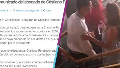Abogado de Cristiano Ronaldo confirma existencia de un acuerdo con la víctima
