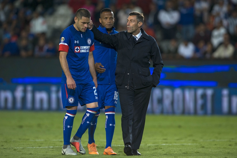 Pedro Caixinha y Pablo Aguilar