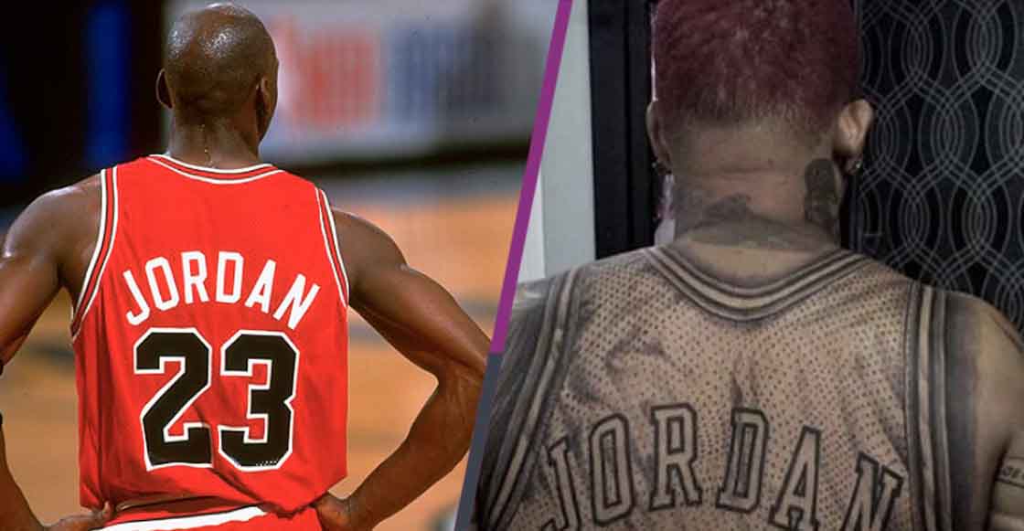 Legendario! los Bulls se tatuó camiseta de Michael Jordan en la