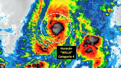 Huracán Willa se dirige hacia el norte, es categoría 4