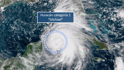Michael huracán de categoría 1 acecha costas mexicanas, Cuba y Florida
