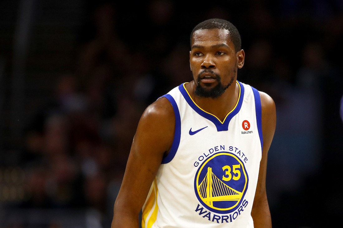 Kevin Durant, con Golden Sate
