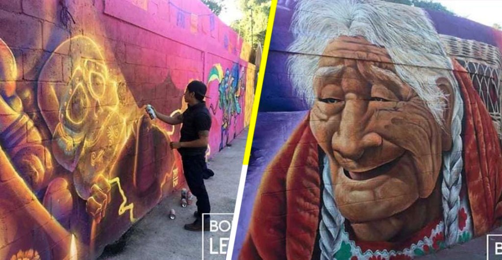 Adornan el panteón de Guanajuato con murales de la película 'Coco'