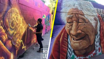 Adornan el panteón de Guanajuato con murales de la película 'Coco'