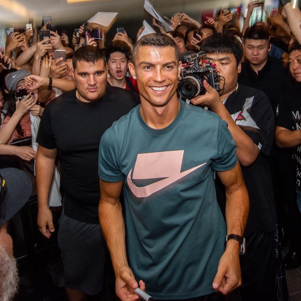 Cristiano Ronaldo, a su llegada a Italia