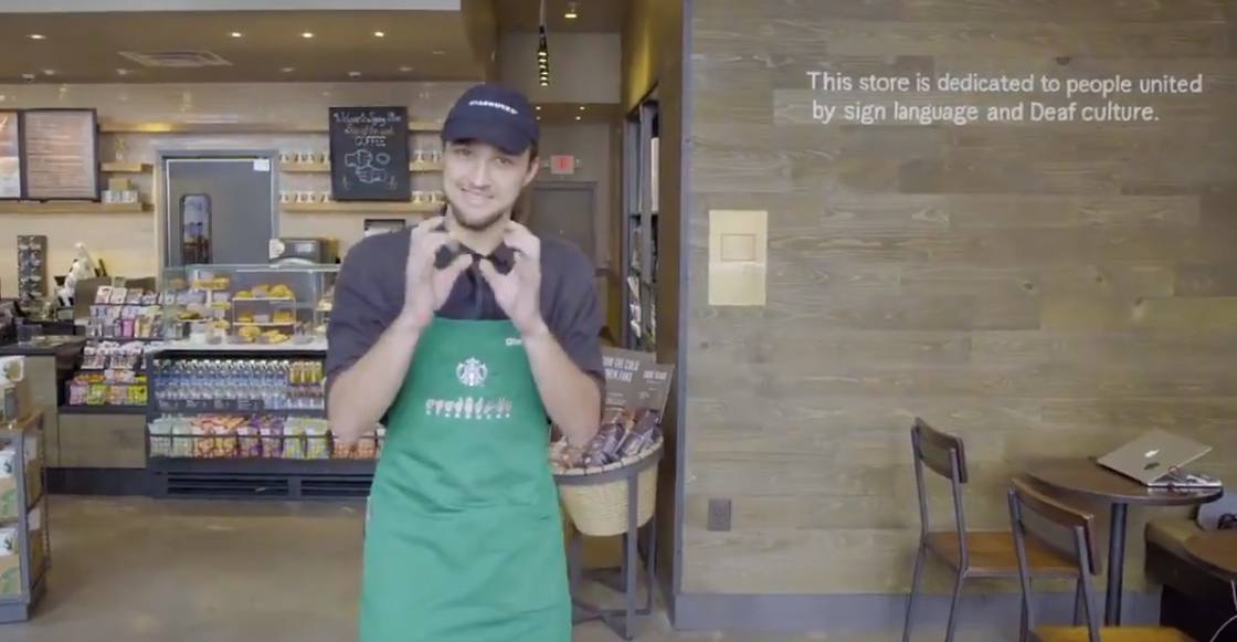 ¡Hurra! Abren en Estados Unidos el primer Starbucks para gente sorda