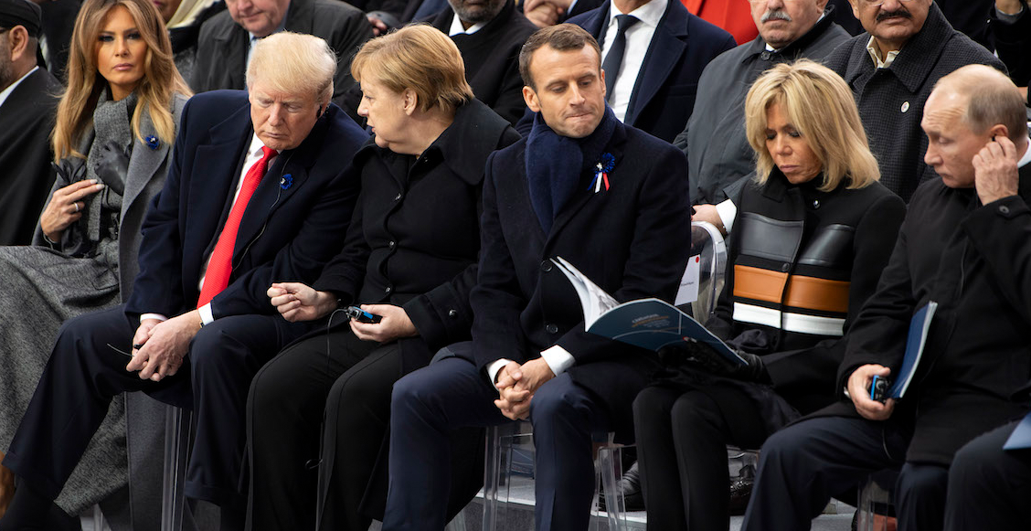 'Make France great again': Trump le quiere dar clases a Macron