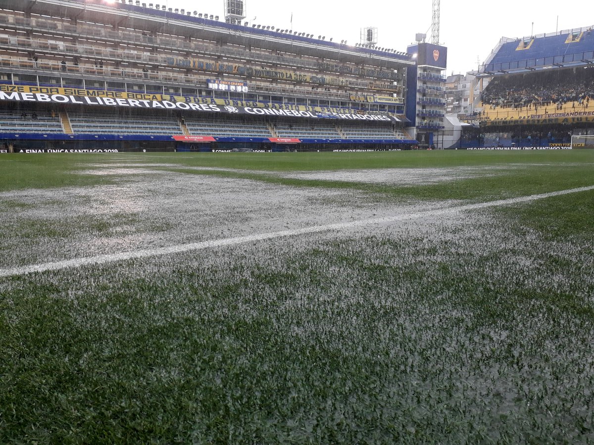 ¡De último momento! Se suspende la Final de la Copa Libertadores por intensa lluvia