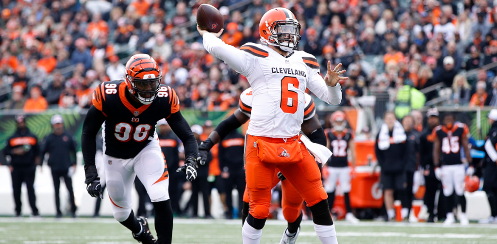 Baker Mayfield con Cleveland Browns