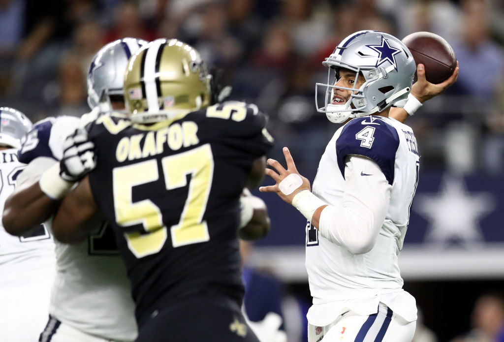 ¡4 y contando! Los Cowboys frenaron a Drew Brees y los Saints