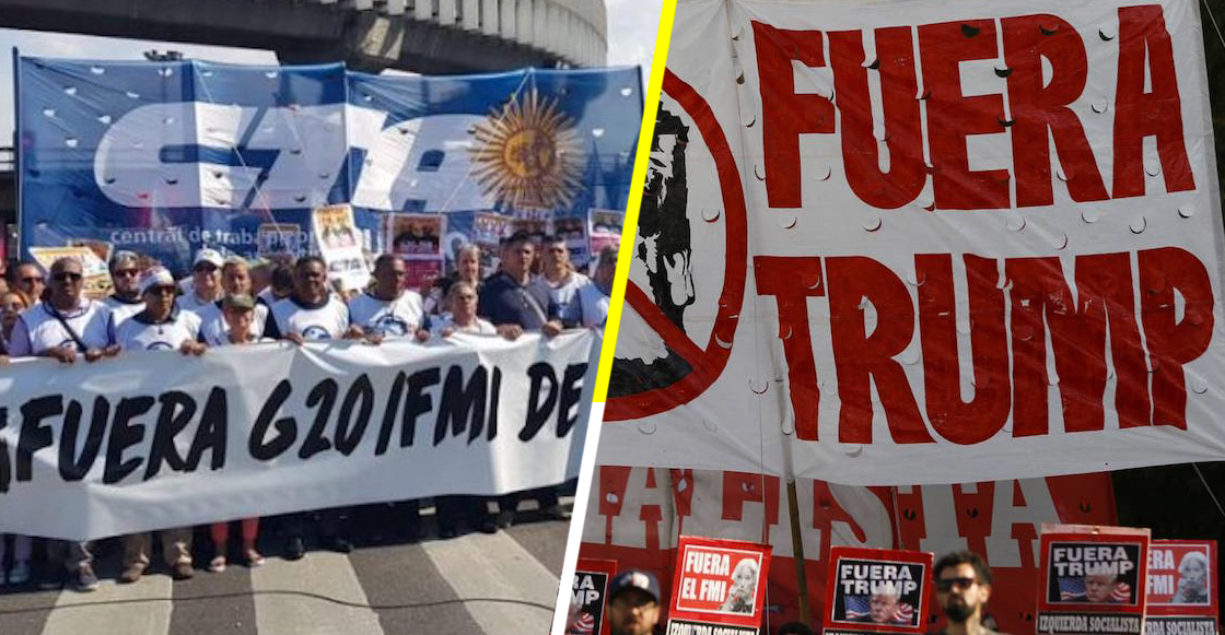 En imágenes: así se vivieron las manifestaciones contra el G20 en Buenos Aires