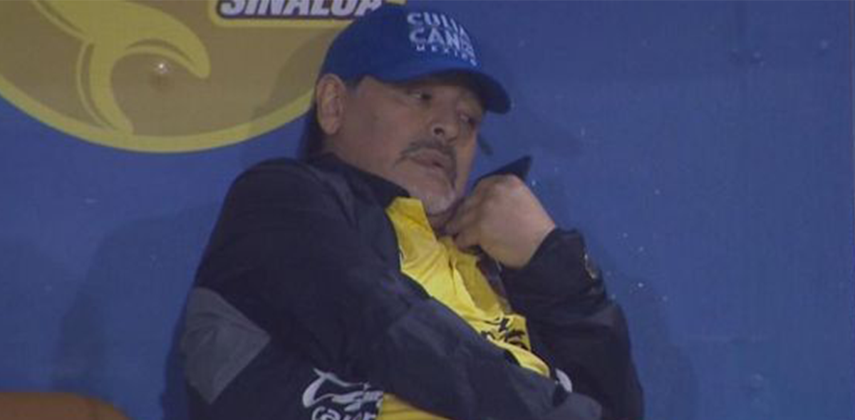 El show de Maradona en el empate entre Dorados y Mineros