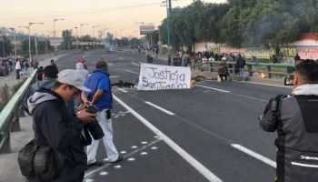 Continúa bloqueo en Autopista México-Pachuca; manifestantes piden hablar con autoridades CDMX