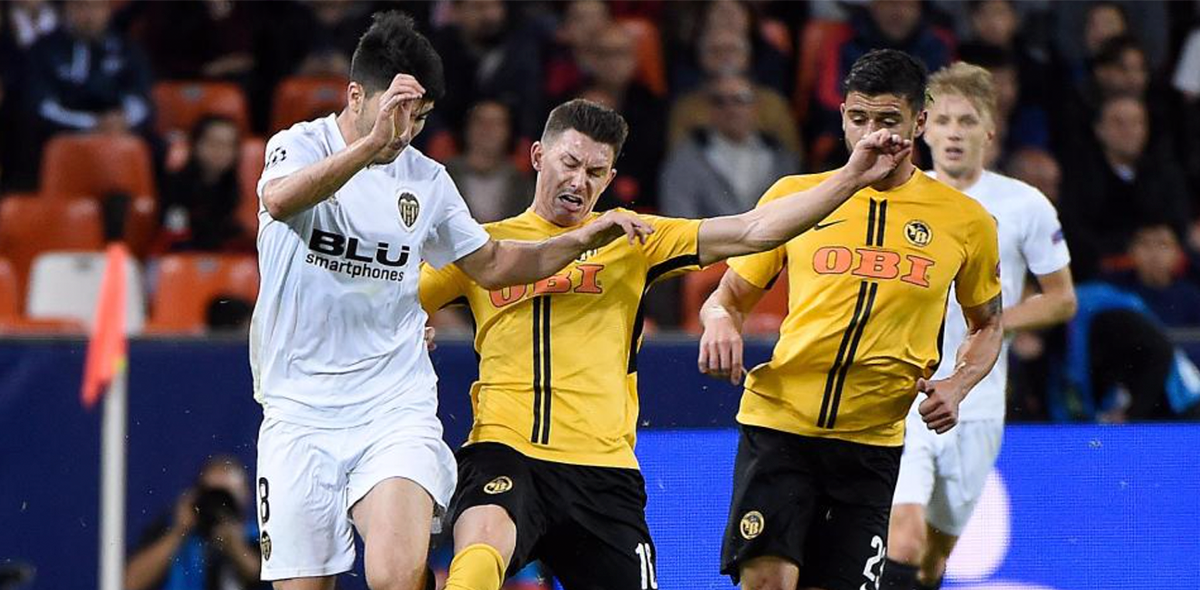¡Por fin! Valencia vuelve a ganar en Champions League tres años después
