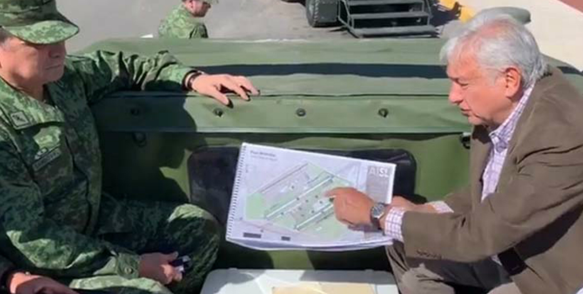 Dice AMLO que "sí alcanza" para tres pistas en Santa Lucía