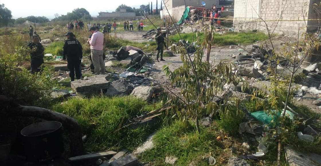 Otra explosión de pirotécnia en Tultepec deja un saldo de dos muertos