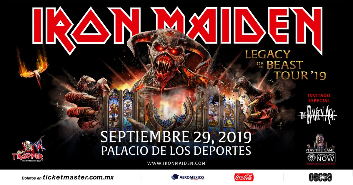 ¡Iron Maiden regresa a México con su Legacy of The Beast Tour!