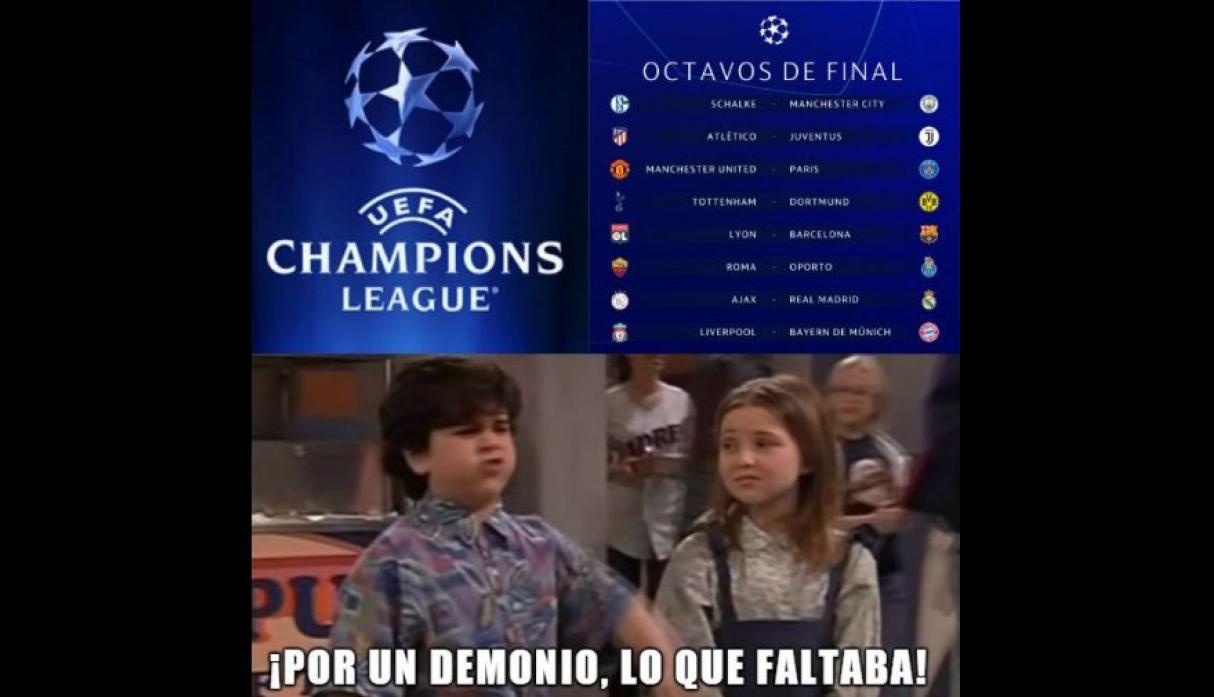 Los memes se enfrentaron al sorteo de la Champions League... ¡y ganaron!