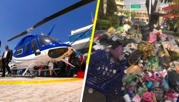 Naucalpan termina el 2018 endeudado y 'nadando' entre basura, denuncian ciudadanos