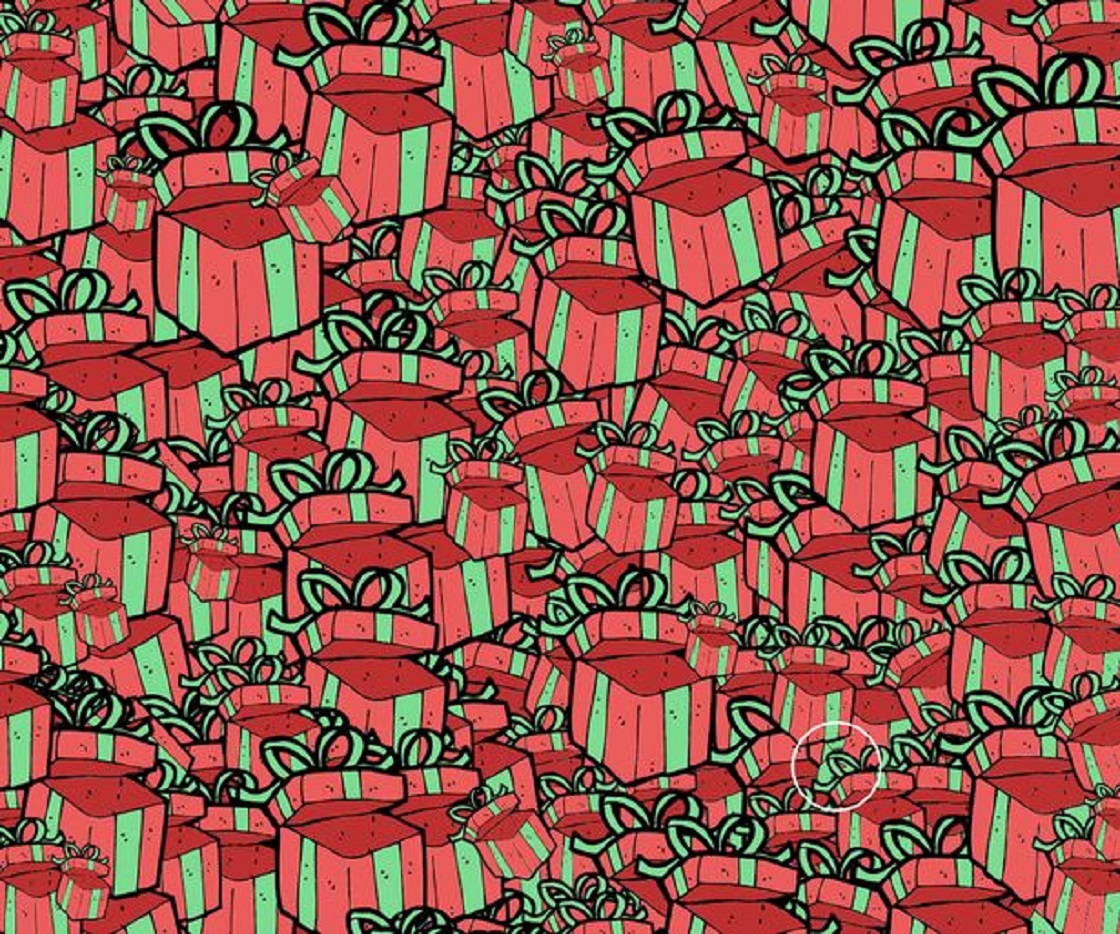 Ilusión óptica - Regalos de Navidad