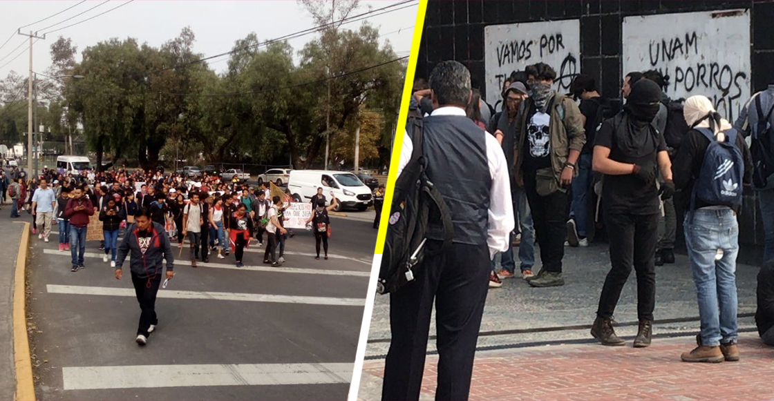 Alumnos de la Prepa 2 de la UNAM protestaron en Rectoría ¿qué exigen?