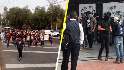 Alumnos de la Prepa 2 de la UNAM protestaron en Rectoría ¿qué exigen?