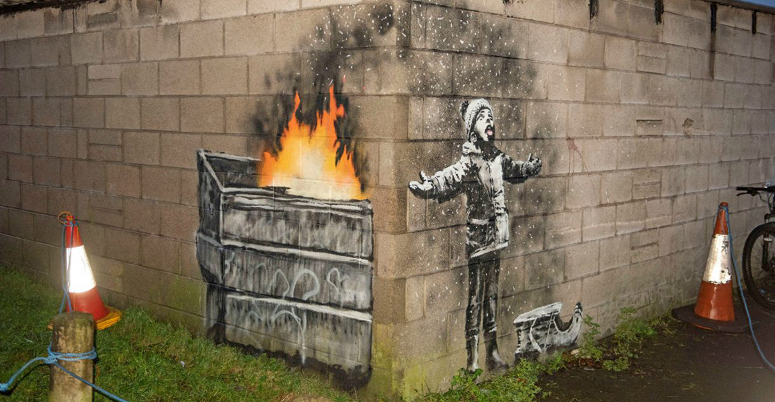 Banksy ataca de nuevo con una obra sobre contaminación en Port Talbot al sur de Gales