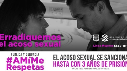 #AMíMeRespetas, la campaña de Claudia Sheinbaum contra el acoso sexual