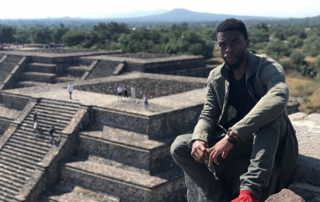 Chadwick Boseman y su visita a Teotihuacán