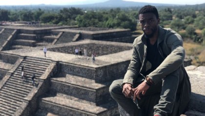 Chadwick Boseman y su visita a Teotihuacán