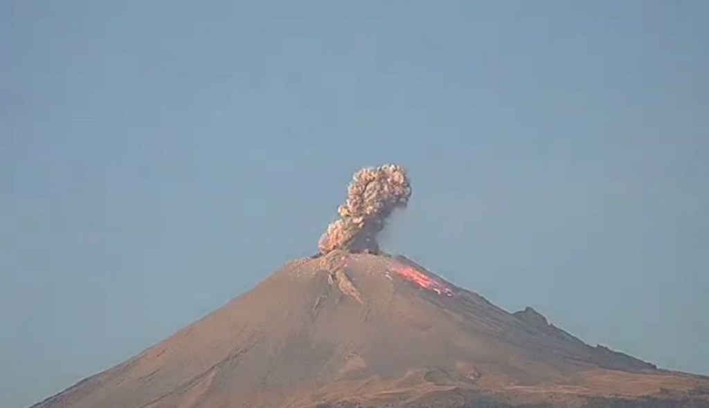 Popocatépetl - estallido