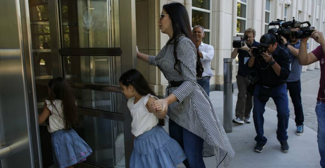 ¿Estrategia legal? Las hijas del Chapo acudieron a la corte en Nueva York