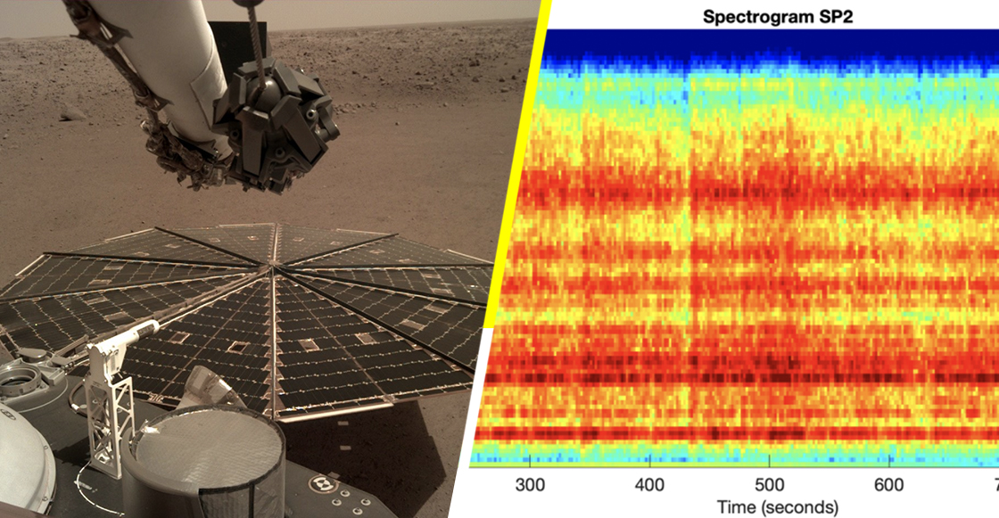 ¡Wow! La sonda espacial Insight de la NASA logró captar el sonido del viento marciano