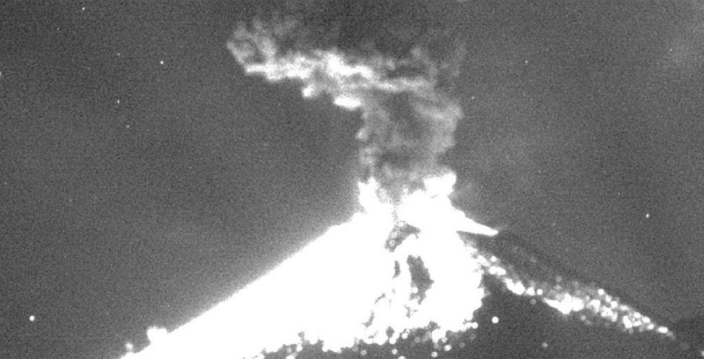 Explosión del Popocatépetl