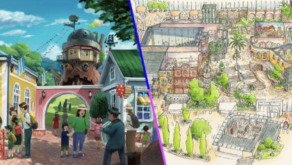 Studio Ghibli publicó nuevos bocetos de su mágico parque temático