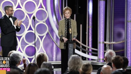 Carol Burnett pasó de hacernos reír a hacernos llorar con su discurso en los Golden Globes 2019
